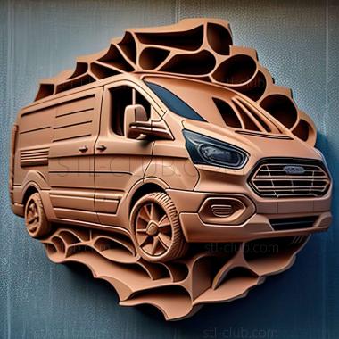 3D мадэль Ford Transit Custom (STL)